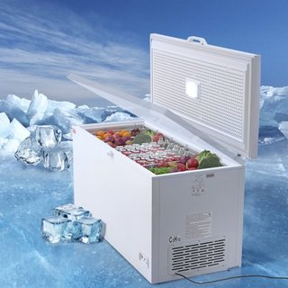 Congelador Horizontal, 17.2 pies cúbicos / 488 L Gran Congelador Profundo & 4 Cestas Extraíbles, Congeladores Comerciales de Puerta Superior Independientes con Tapa con Cerradura, Temperatura Ajus...