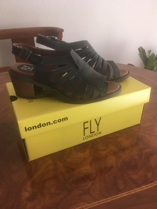 Sandalias Fly London Azul Marino Talla 38