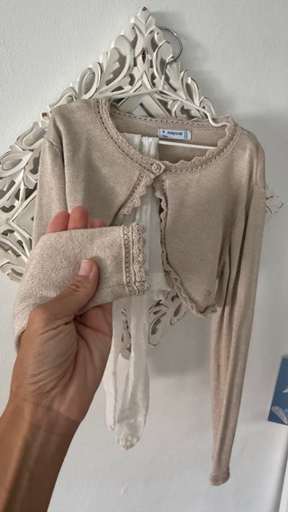 Vestido blanco comunión encaje