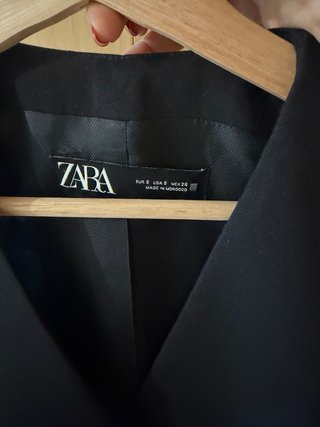 Chaleco traje negro Zara
