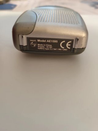 Radio Philips AE1595 Bolsillo FM/MW Plata