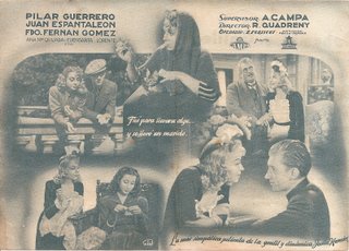 Folleto de cine La Chica del Gato