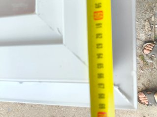 Ventana de aluminio nueva