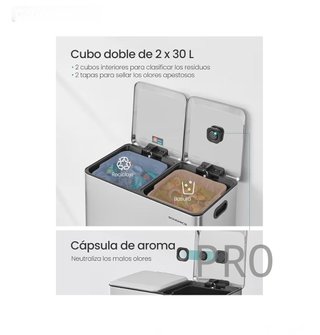 Papelera de Cocina 30L