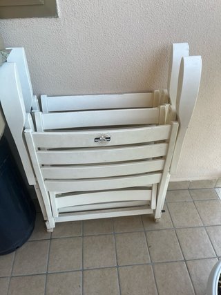 Tavolo ovale da esterno bianco allungabile