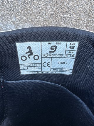 Botas Motocross Alpinestars Tech 5 Talla 43