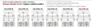 SOFÁ CAMA ITALIANO VALENTINA