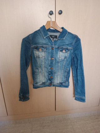 Cazadora vaquera Mango Talla S