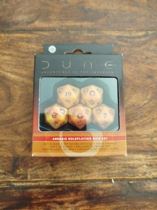 Set de dados rol Dune, edición Arrakis