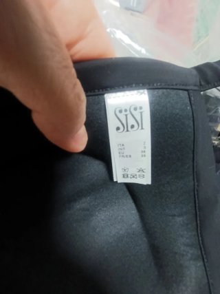 Bikini Rayas Blancas y Negras con Lentejuelas