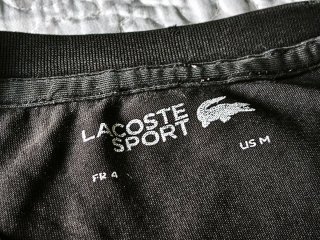 Camiseta Lacoste Sport Negra