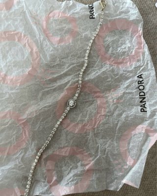 Pulsera Pandora Plata con brillantes