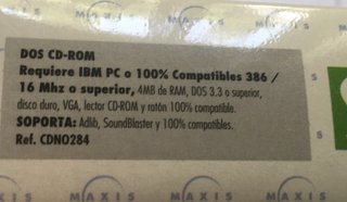 SIM FARM - JUEGO PC BIG BOX (MS-DOS)