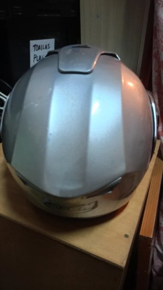 Casco Moto Haisen Plata