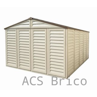 Caseta PVC Woodbridge Plus 405x324x233 cm - Duramax