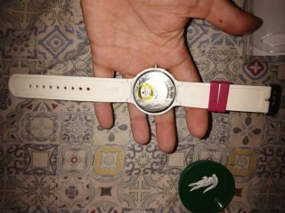 Reloj Lacoste Blanco y Rojo rosa