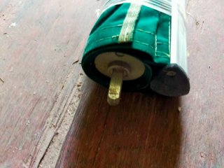Toldo verde metálico