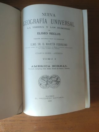 Nueva geografía universal Eliseo Reclus