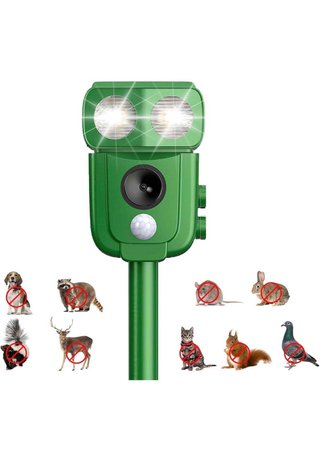 Repelente Ultrasónico Animales Jardín