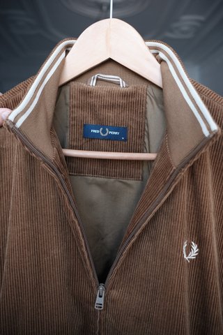 Chaqueta Fred Perry Marrón Corduroy