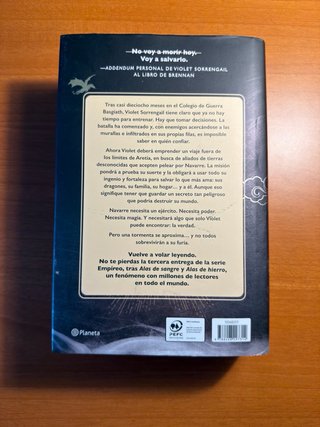 Alas de ónix Edición limitada con cantos tintados