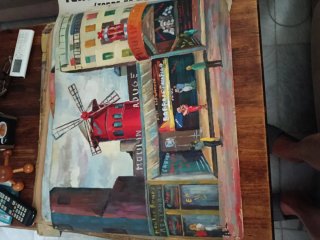 Pintura Moulin Rouge lámina