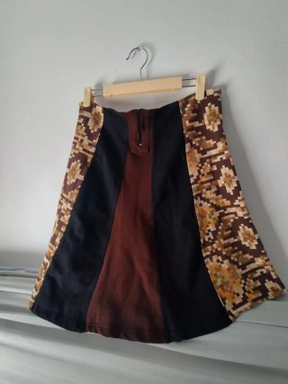 Falda Patchwork Multicolor Talla Única