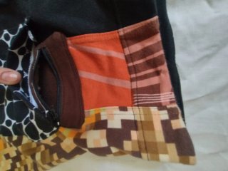 Falda Patchwork Multicolor Talla Única