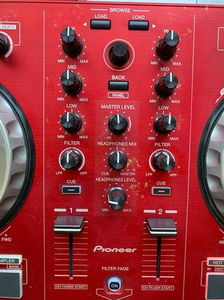 Controlador DJ Pioneer DDJ-SB Rojo