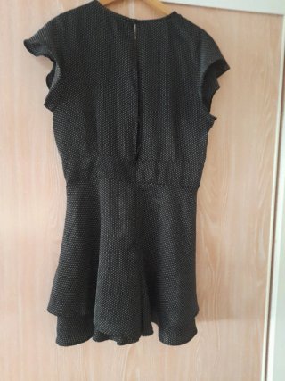 Mono Zara negro lunares
