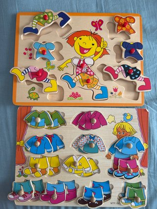 Puzzle de madera para vestir