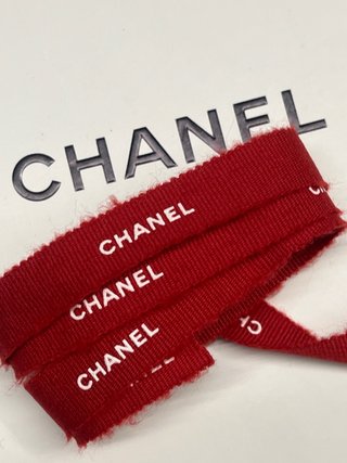 Nastro Chanel Rosso e Bianco