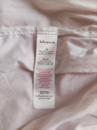 Vestido Tutto Piccolo Niña Rosa 2 años.