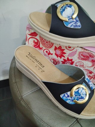 Ciabatte Valentina donna tacco 5 cm, n. 39