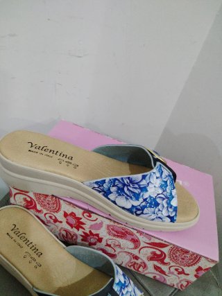Ciabatte Valentina donna tacco 5 cm, n. 39