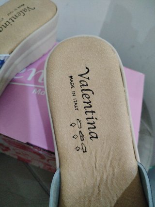 Ciabatte Valentina donna tacco 5 cm, n. 39