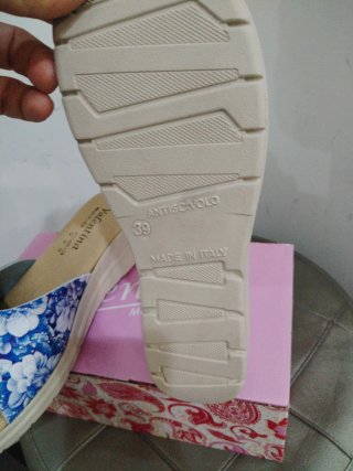 Ciabatte Valentina donna tacco 5 cm, n. 39