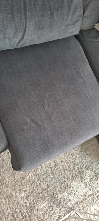 Sofá chaise longue gris