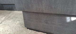 Sofá chaise longue gris