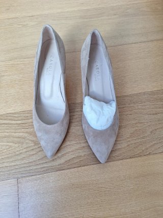 Zapato Salón Carola by Dura Talla 38 Beige