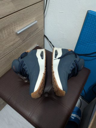 Zapatillas Skechers Azul Marino y Marrón
