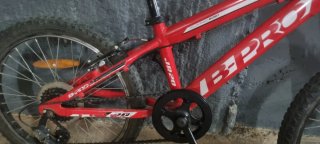 Bicicleta 20 con suspensión delantera