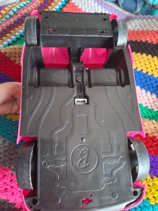 Coche Barbie Rosa Descapotable