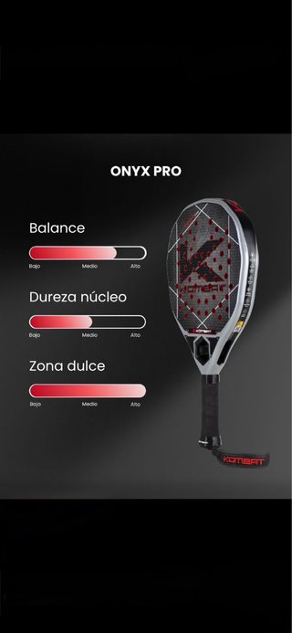 Pala Padel Kombat Onyx Pro