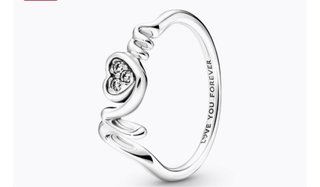 Anillo Pandora MOM Corazón Plata
