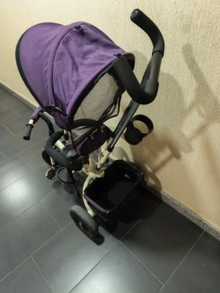 Triciclo infantil evolutivo morado