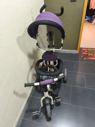 Triciclo infantil evolutivo morado