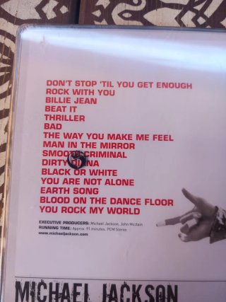 DVD Michael Jackson Number Ones videoclips