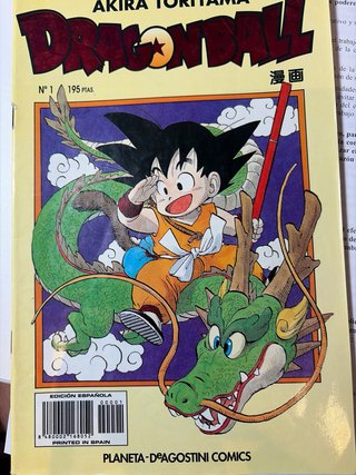 Cómics n1 edición amarilla y n1 edición azul.