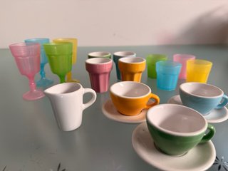 Juego Vasos, Copas y Tazas Multicolor Niños